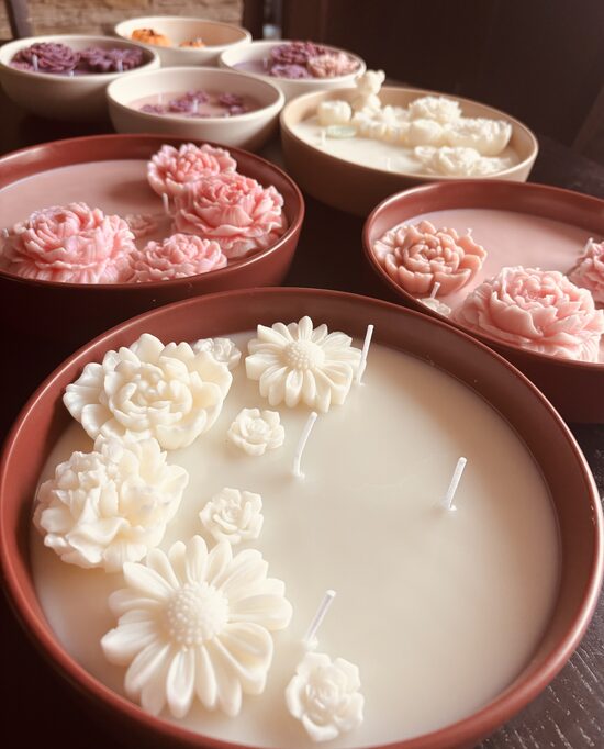 Aromātiskā svece pildīta 21.5cm bļodā